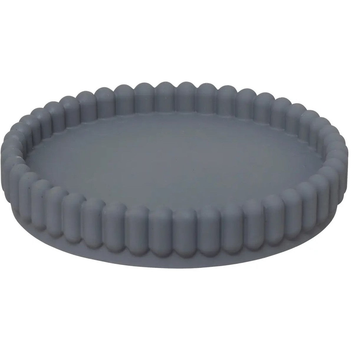 4-delige Grijze Badkamer &amp; Keukenset - Zeepdispenser, Zeepbakje, Tandenborstelhouder en Plateau - Modern Design van Hars - Zeeppomp - Zeepset