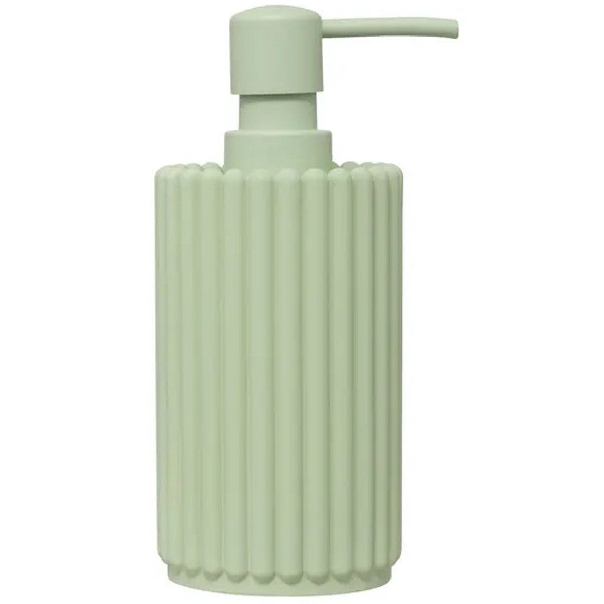 4-delige Lichtgroene Badkamer &amp; Keukenset - Zeepdispenser, Zeepbakje, Tandenborstelhouder en Plateau - Modern Design van Hars - Zeeppomp - Zeepset