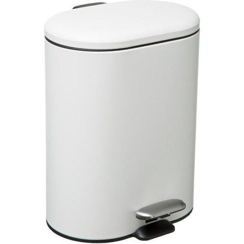5Five afvalemmer soft close 6 L, wit