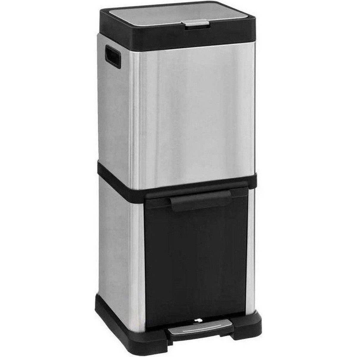 5Vijf Afvalscheidingsprullenbak pedaalemmer - 20L + 14L