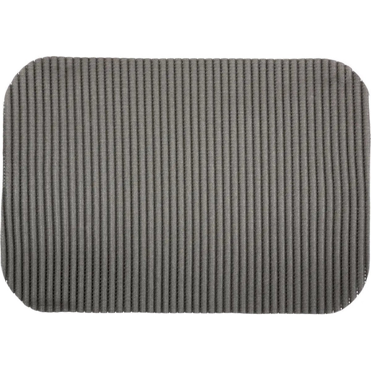 5Five Afwas afdruipmat/droogmat keuken - antislip- foam - grijs - 32 x 45 cm - opvouwbaar