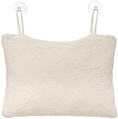 5Five badkussen beige met zuignappen, 33 x 23 x 11 cm