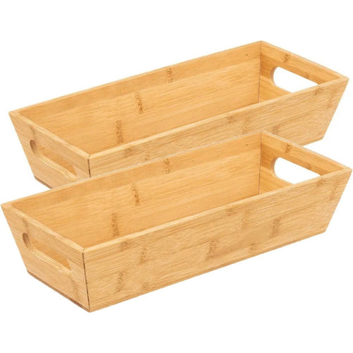 5Five broodmandjes Classic Backery, bamboe, 33 x 14 cm, set van 2