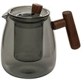 5Five theepot van borosilicaatglas, grijs transparant, 800 ml