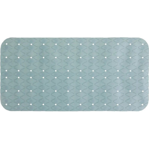 5Five antislip badmat met zuignappen, ijsblauw pvc, 70 x 35 cm