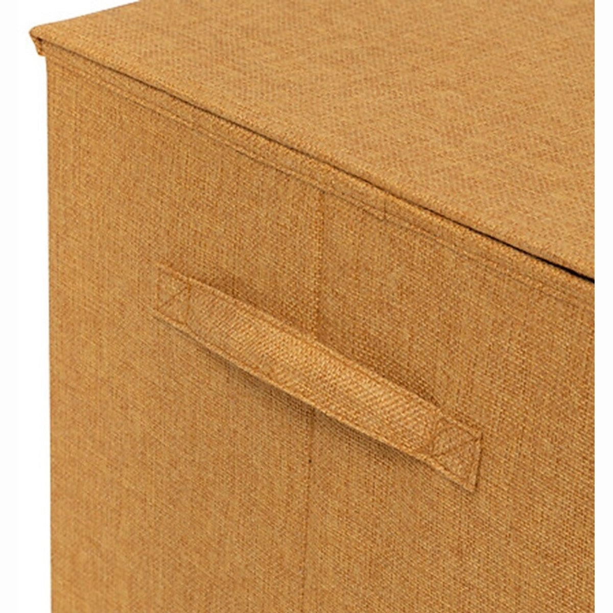 5Five Eureka sorteerwasmand 74 L, okergeel, met klep (2)