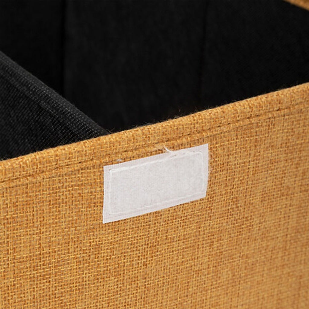 5Five Eureka sorteerwasmand 74 L, okergeel, met klep (5)