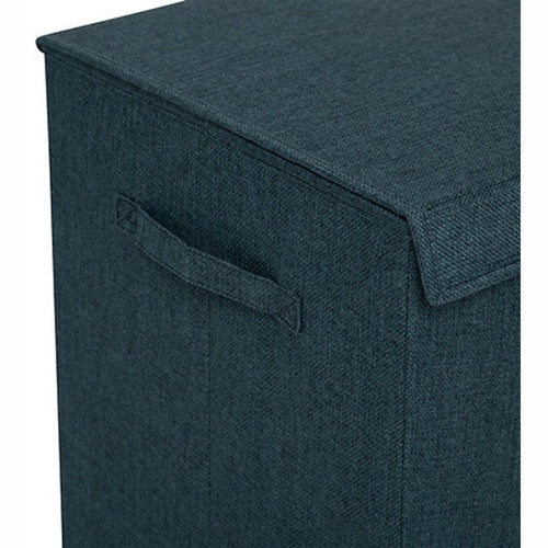 5Five Eureka sorteerwasmand 74 L, smaragdgroen, met klep (2)