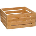 5Five houten fruitkist met open structuur, 31 x 31 x 15 cm