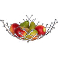 5Five fruitschaal Basel, zilver metaal, spiraalvorm, Ø 30 x 14 cm