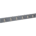 5Five wandkapstok grijs, 6 haken, 58 x 9 cm