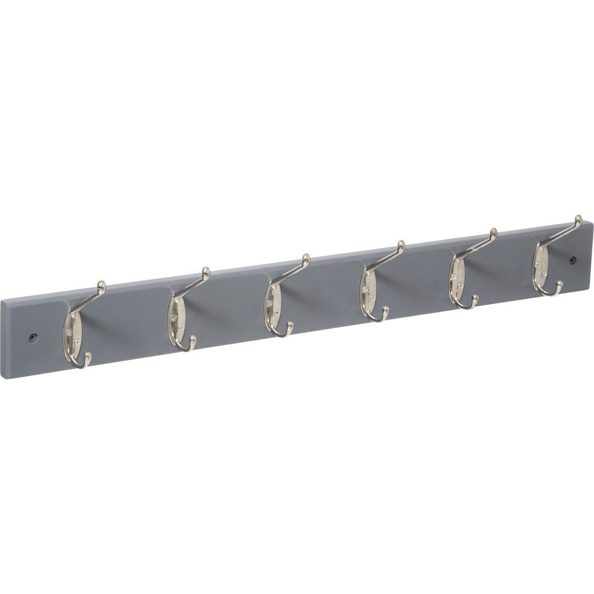 5Five wandkapstok grijs, 6 haken, 58 x 9 cm