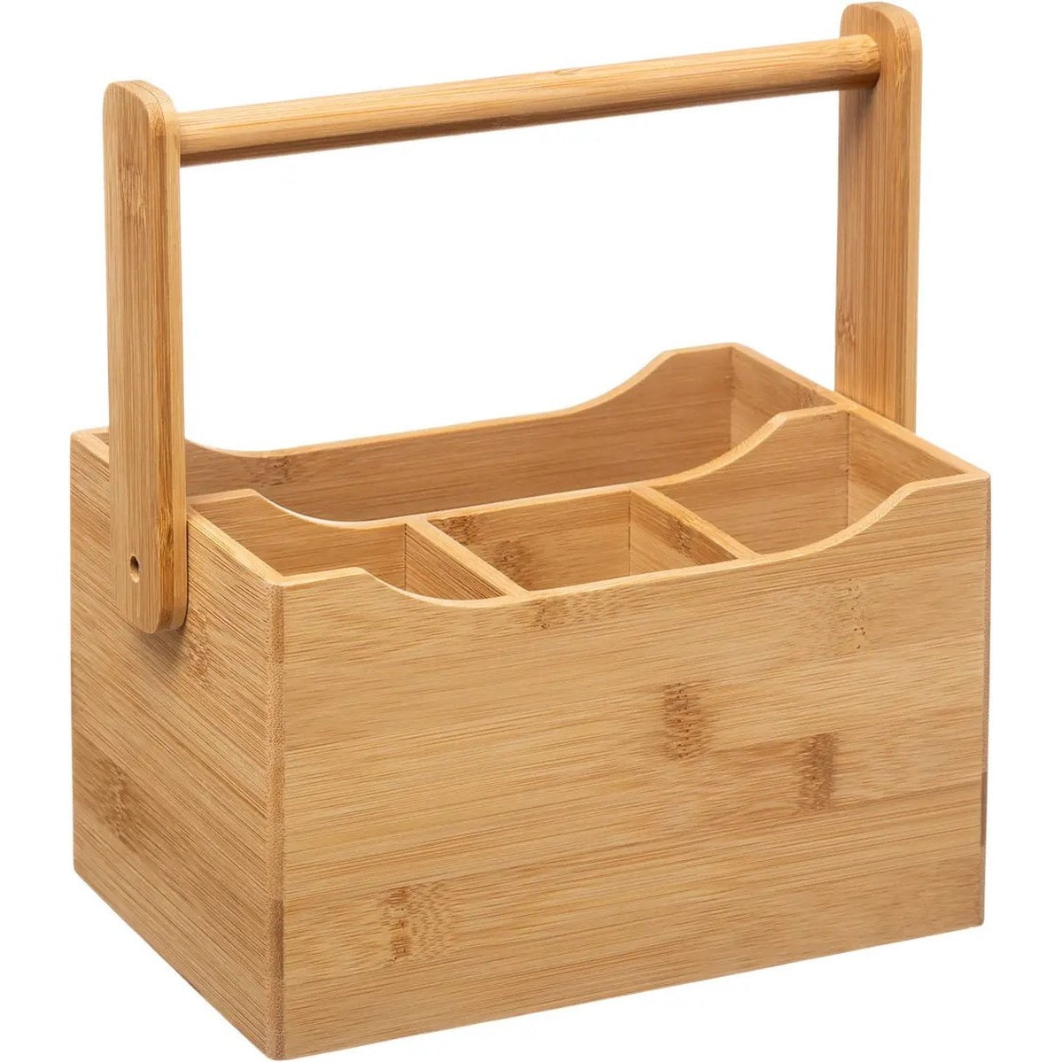 5Five keukengerei-rekje van bamboe, 20 x 14 x 24 cm, met hengsel