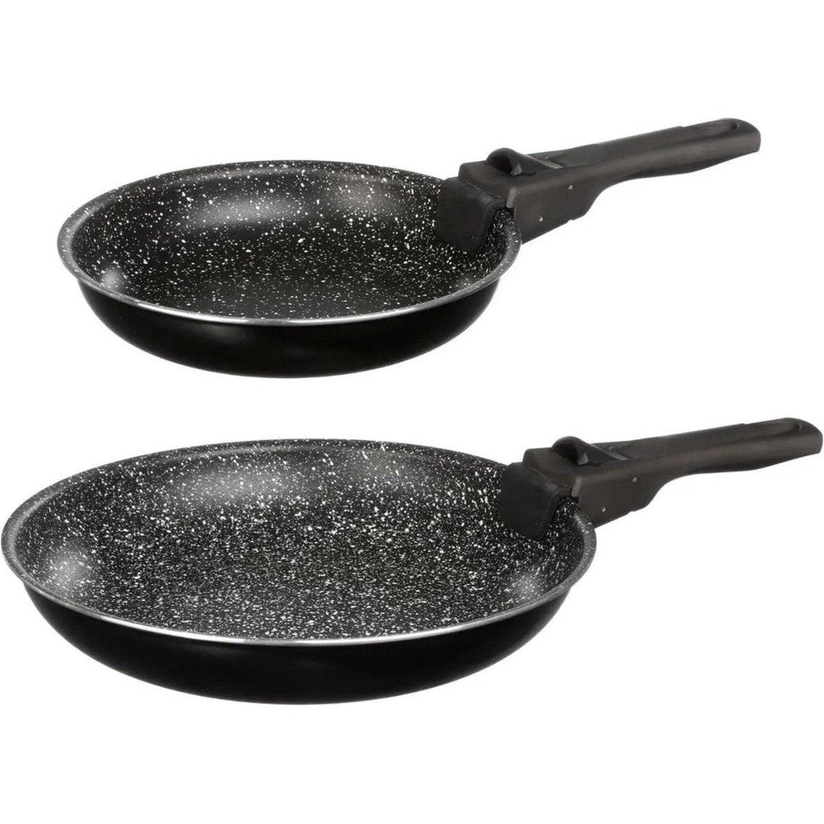 5Five koekenpannen, set van 2, Ø 20 en 26 cm, met los handvat