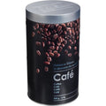 5Five koffieblik van metaal, zwart, 500 g