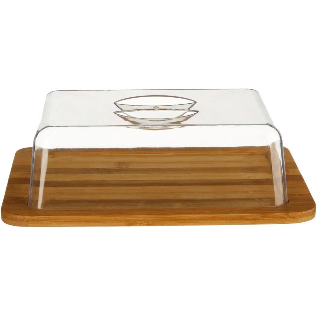 5Five kaasbox met deksel, bamboe, 24 x 19 x 9 cm