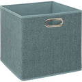 5Five opbergmand ijsblauw van stof, 31 x 31 x 31 cm, 29 L
