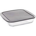 5Five ovenschaal met deksel, glas, 1,8 L, 22 x 22 x 5 cm