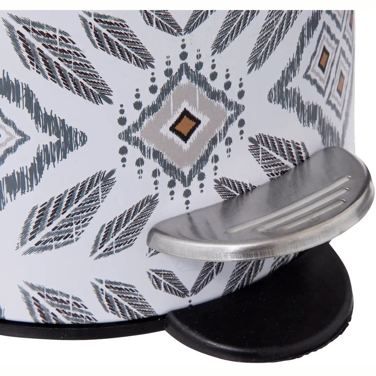 5Five Mystic pedaalemmer 3 L, metaal, wit en grijs, soft-close (6)