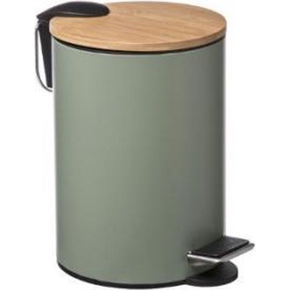5Five pedaalemmer met soft close, kakigroen, 3 L