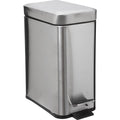5Five pedaalemmer zilver rvs 5 L, 14 x 29 x 30 cm