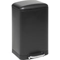 5Five pedaalemmer 20 L, zwart rvs, 30 x 30 x 53 cm