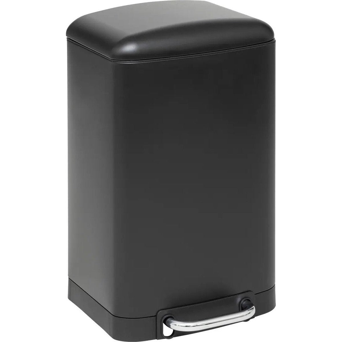 5Five pedaalemmer 20 L, zwart rvs, 30 x 30 x 53 cm