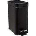 5Five pedaalemmer 5 L, zwart rvs, 14 x 29 x 30 cm