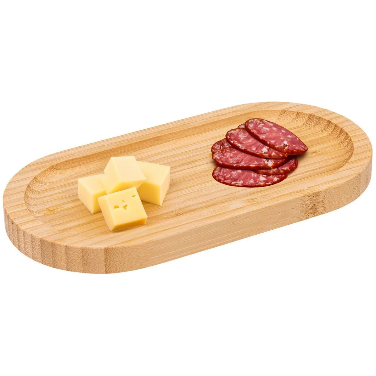 5Five serveerplankjes van bamboe, 20 x 10 cm, set van 2 (2)