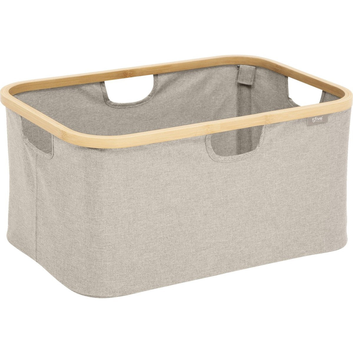 5Five Tidybox Opvouwbare Wasmand 54L - 57x37x27cm - Grijs