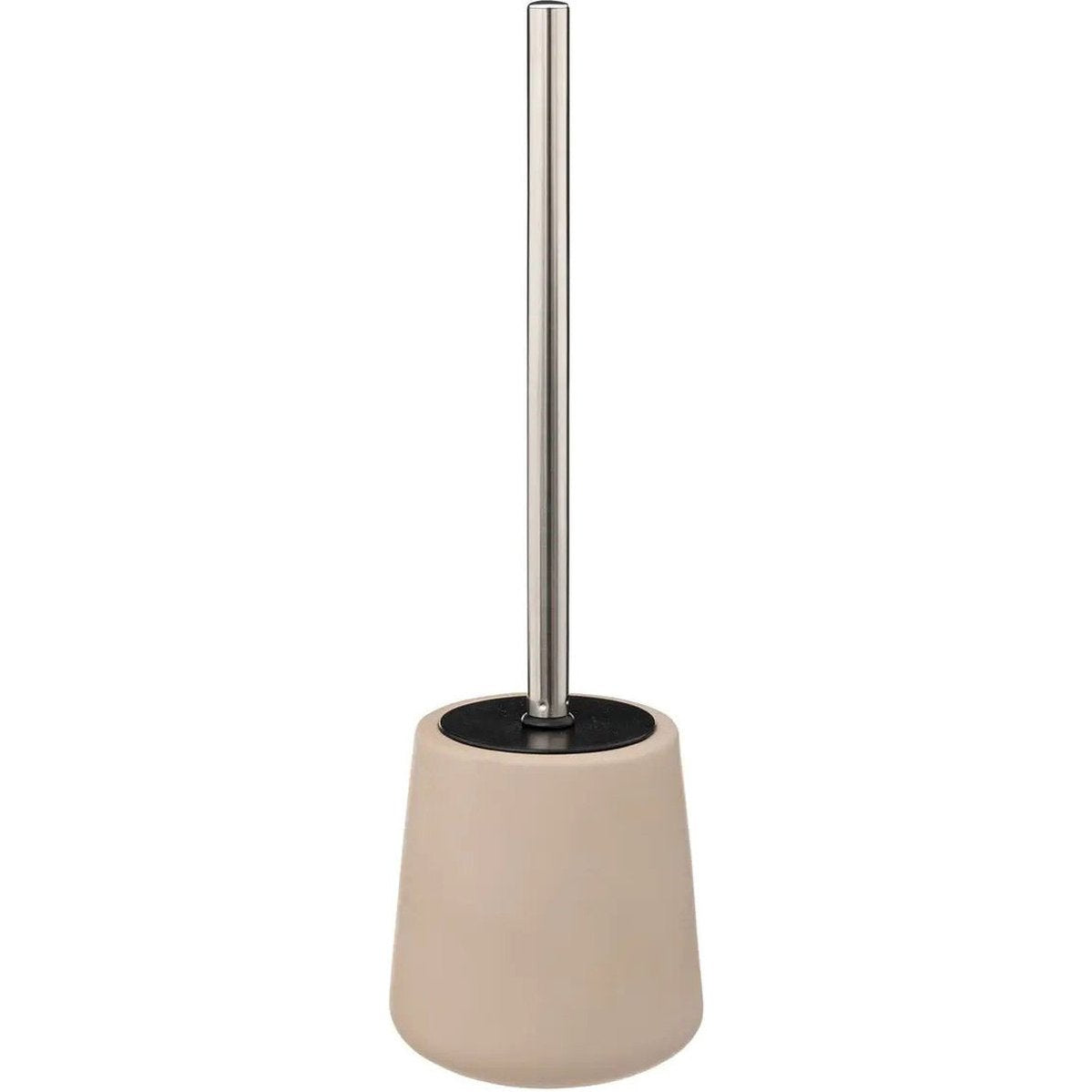 5Five toiletborstel met houder, beige, 40 cm