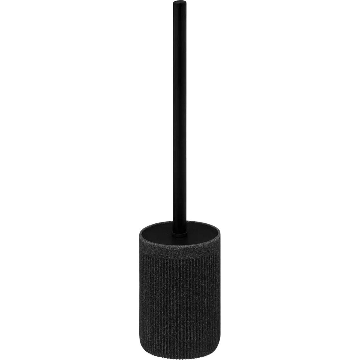5Five toiletborstel Onyx in houder, antraciet, 40 x 9 cm