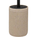 5Five toiletborstel in houder Onyx, beige/zwart, 40 cm