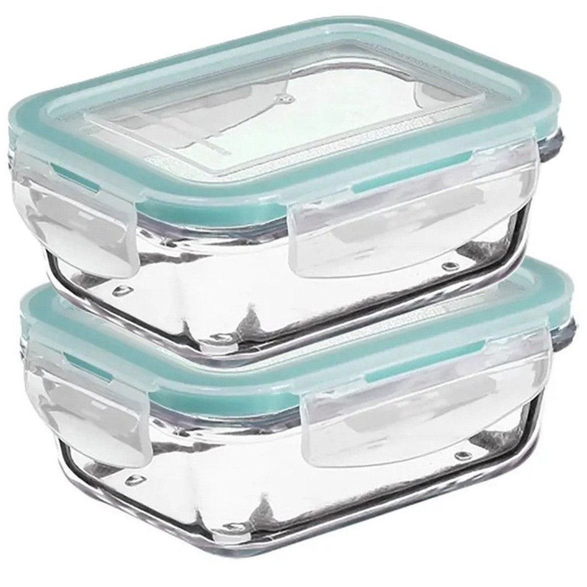 5Five glazen vershoudbakjes met deksel, set van 2, 540 ml