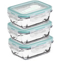 5Five glazen vershoudbakjes met deksel, set van 3, 330 ml