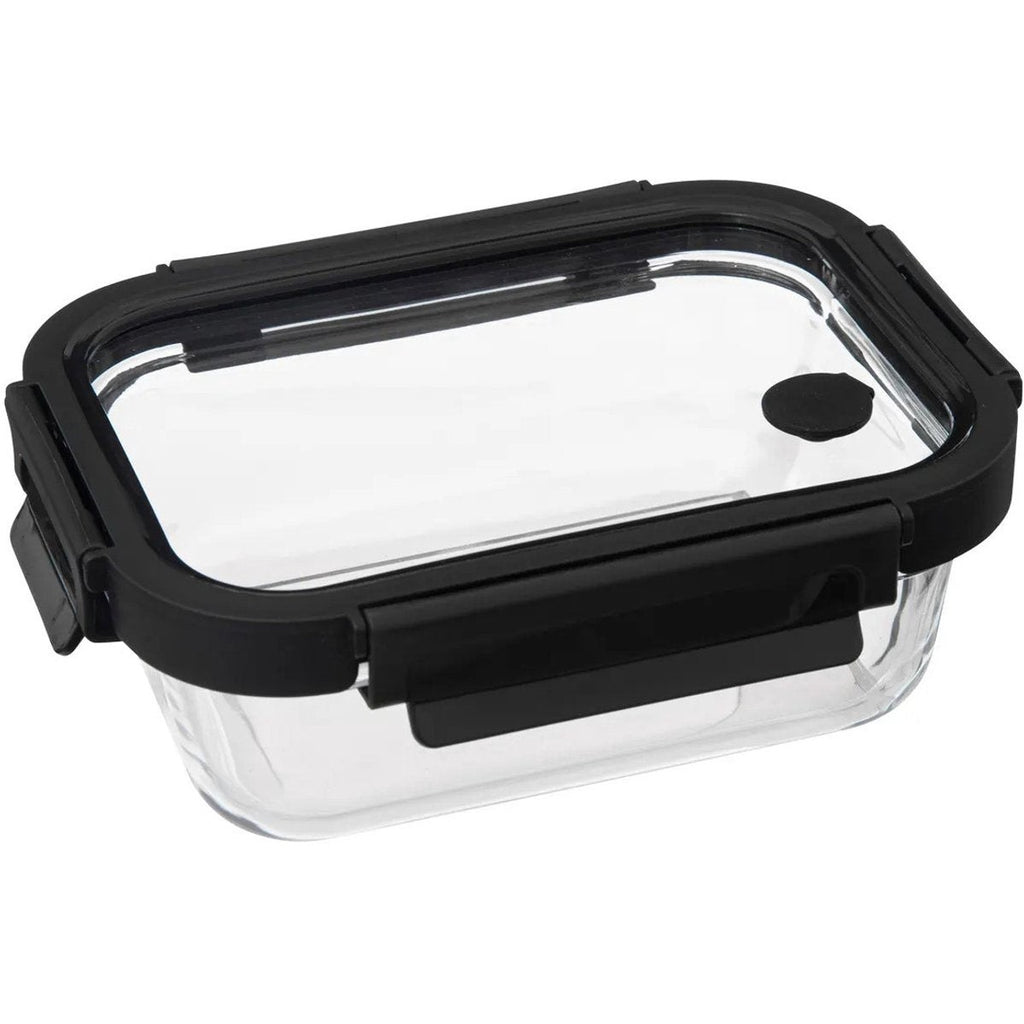 5Five glazen vershoudbakjes zwart, set van 3, 500 ml (13)