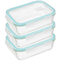 5Five glazen vershoudbakjes met deksel, set van 3, 1180 ml