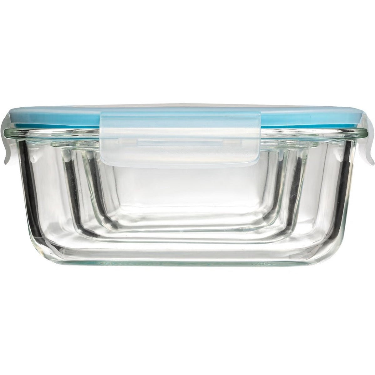 5Five glazen vershoudbakjes met clips, set van 6 (330-1180 ml) (3)
