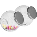 5Five voorraadpotten van glas met deksel, 1,5 L, set van 2