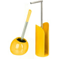 5Five wc-borstel met toiletrolhouder, geel