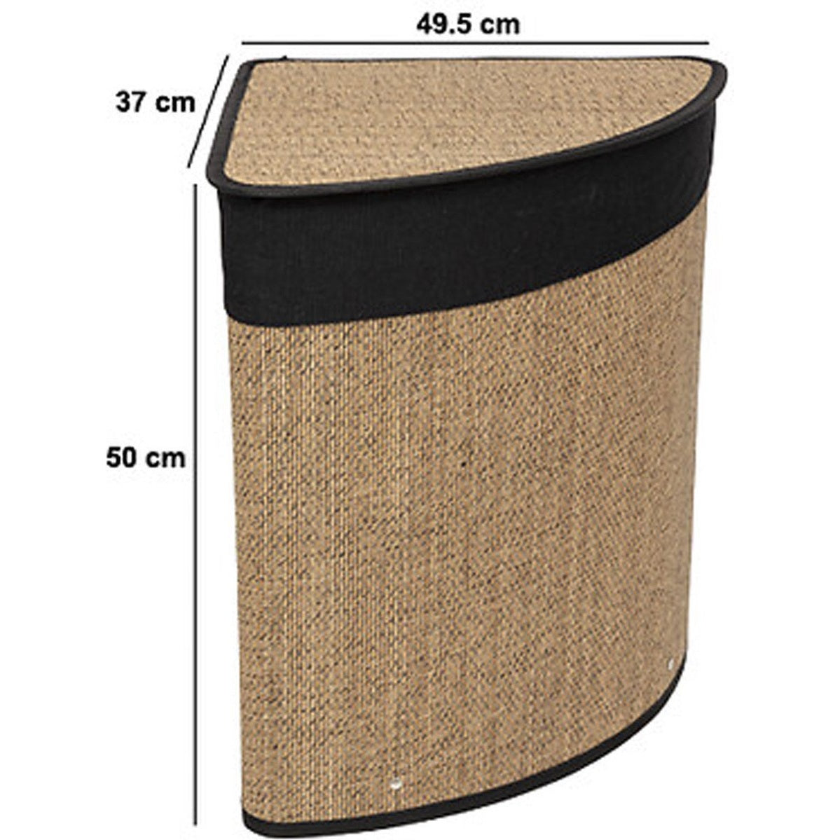 5Five opvouwbare wasmand van bamboe met deksel, naturel, 48 L (8)