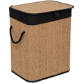 5Five wasmand met deksel van bamboe, 60 L
