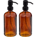 5Five zeeppompjes Glass Lotion, bruin, 450 ml, set van 2