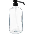 5Five zeepdispenser van glas, transparant, 1 L