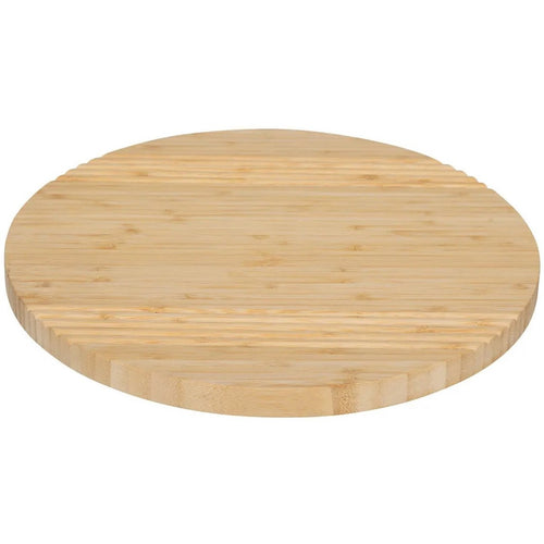 5Five draaibaar serveerplateau van bamboe, lichtbruin, Ø 35 cm