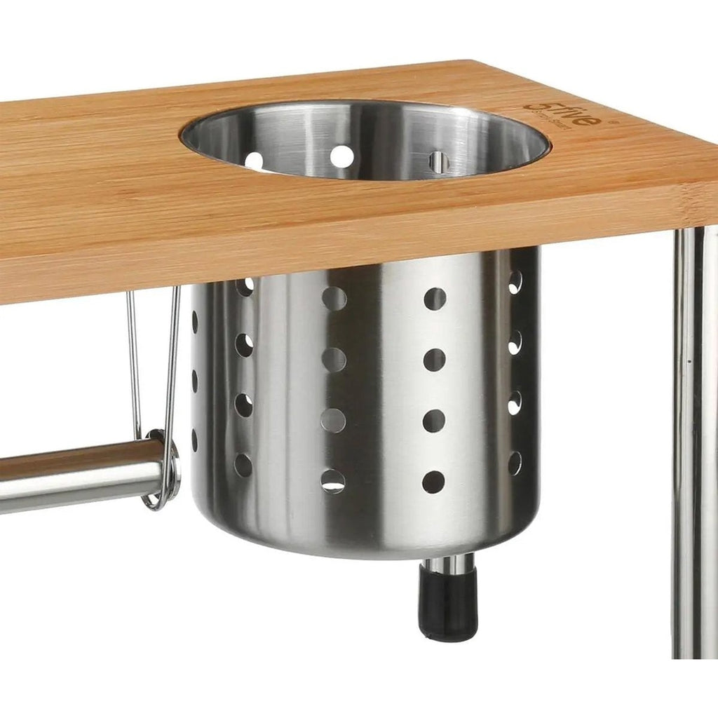 5Five aanrechtorganizer van bamboe met keukenrolhouder, 56 cm (5)