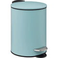 5Five pedaalemmer ijsblauw, 3 L, metaal