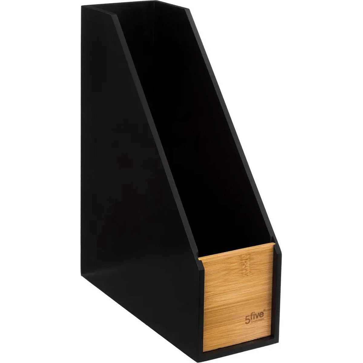 5Five lectuurbak zwart hout, 9 x 25 x 30 cm