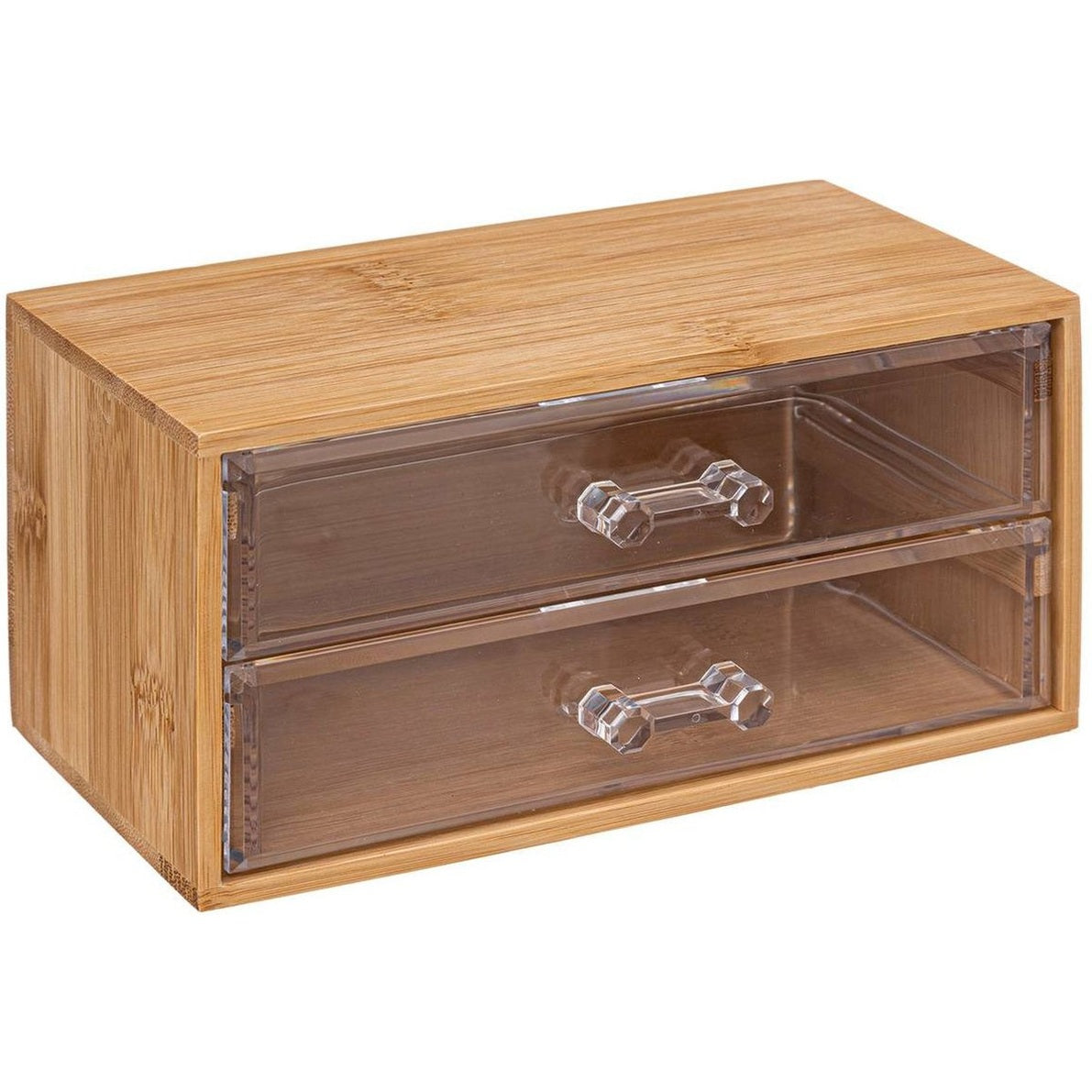 5Five make-up- en sieradenorganizer met 2 lades, bamboe