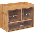 5Five sieradenorganizer met 3 lades, bamboe, 24 x 20 cm